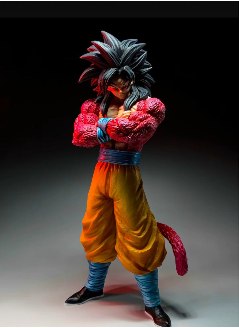 Dragon Ball Z - Super Saiyan 4 Goku Figure Double Head Sculpt 32CM