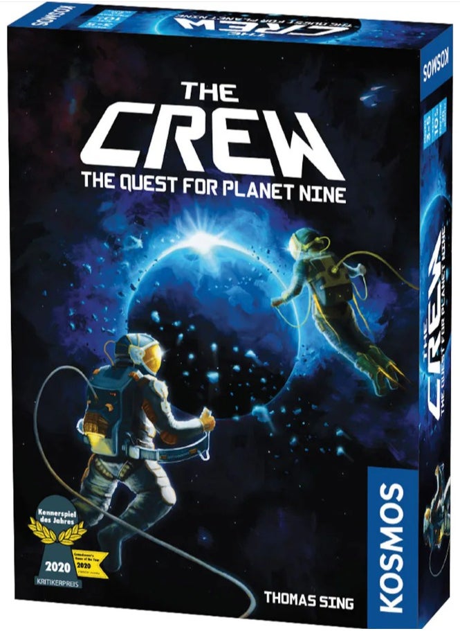 The Crew: The Quest For Planet Nine |Thames & Kosmos | 691868 |  Cooperative Trick Taking Game | 50 Different Missions | 3-5 Players | Ages 10+