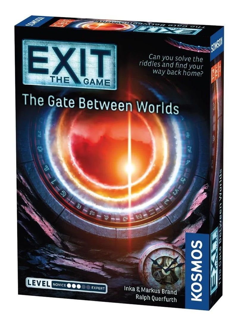 Exit: The Gate Between Worlds- Thames & Kosmos - Level: 3/5 - Unique Escape Room Game - 1-4 Players - Puzzle Solving Strategy Board Games for Adults & Kids, Ages 10+ -