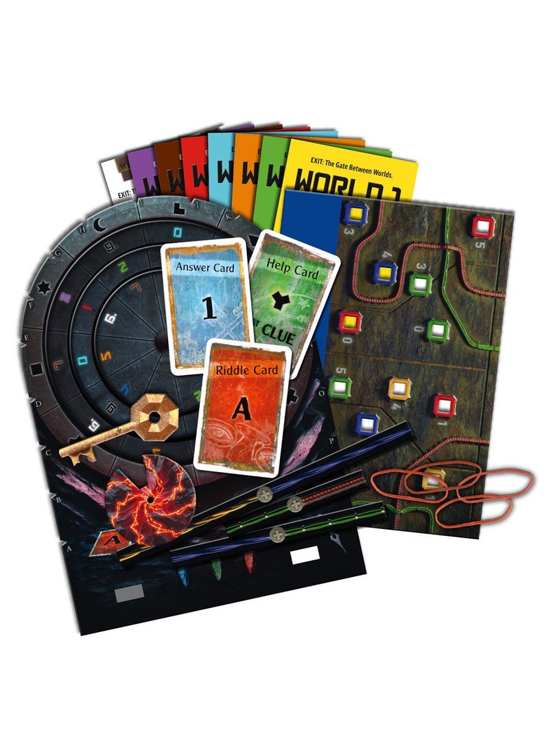 Exit: The Gate Between Worlds- Thames & Kosmos - Level: 3/5 - Unique Escape Room Game - 1-4 Players - Puzzle Solving Strategy Board Games for Adults & Kids, Ages 10+ -