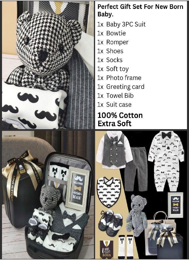 Newborn Gift Set Baby Boy (9 in 1)