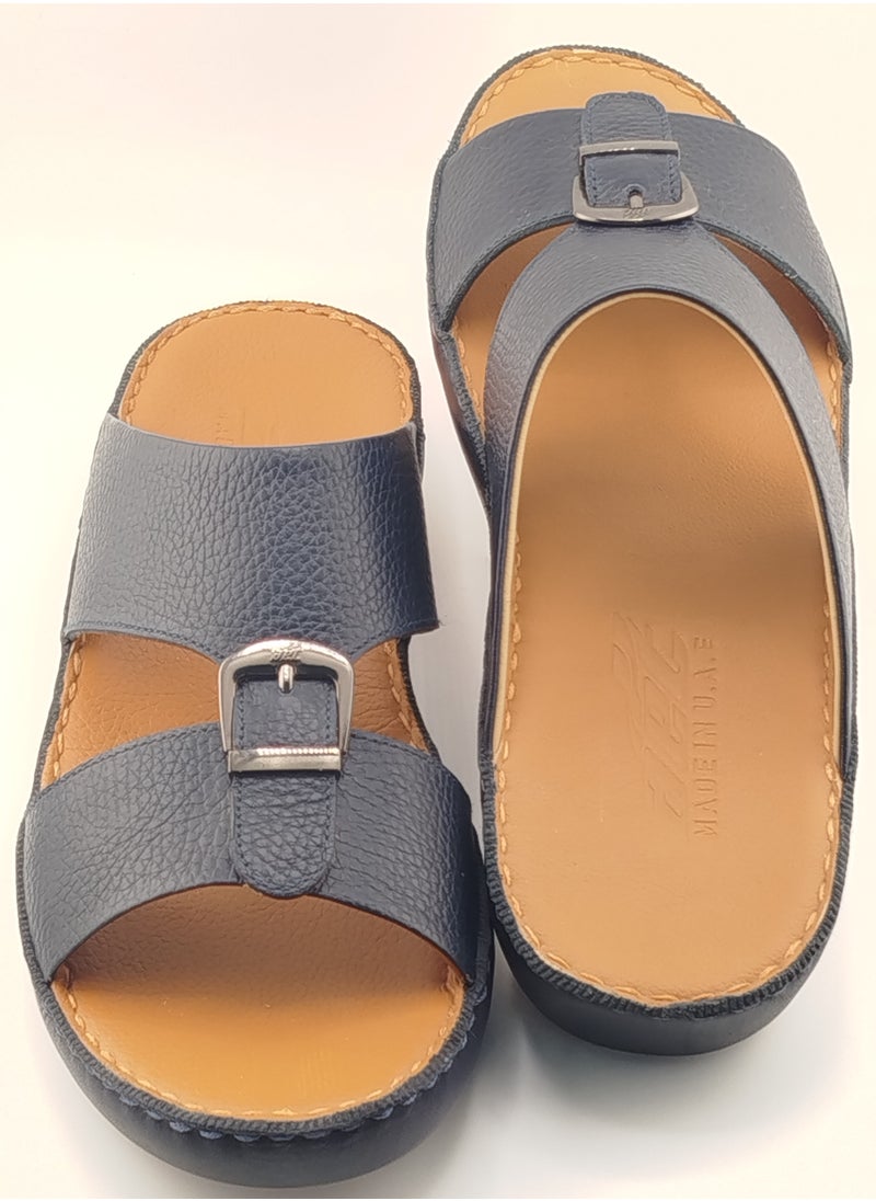 Premium Handmade Arabic Sandal | Pure Leather & PU Sole | Authentic Craftsmanship