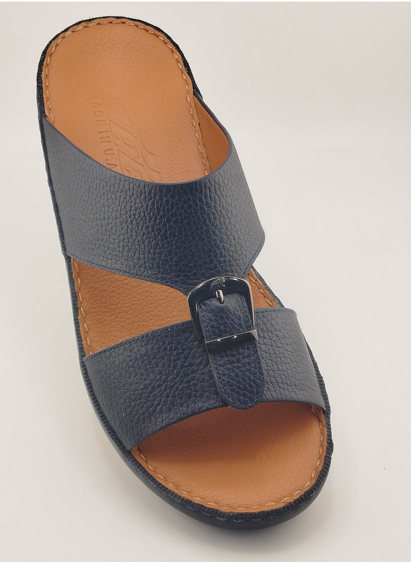 Premium Handmade Arabic Sandal | Pure Leather & PU Sole | Authentic Craftsmanship