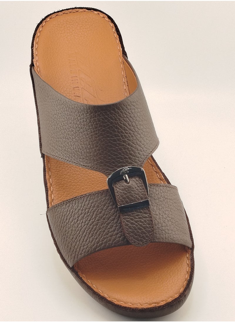 Premium Handmade Arabic Sandal | Pure Leather & PU Sole | Authentic Craftsmanship