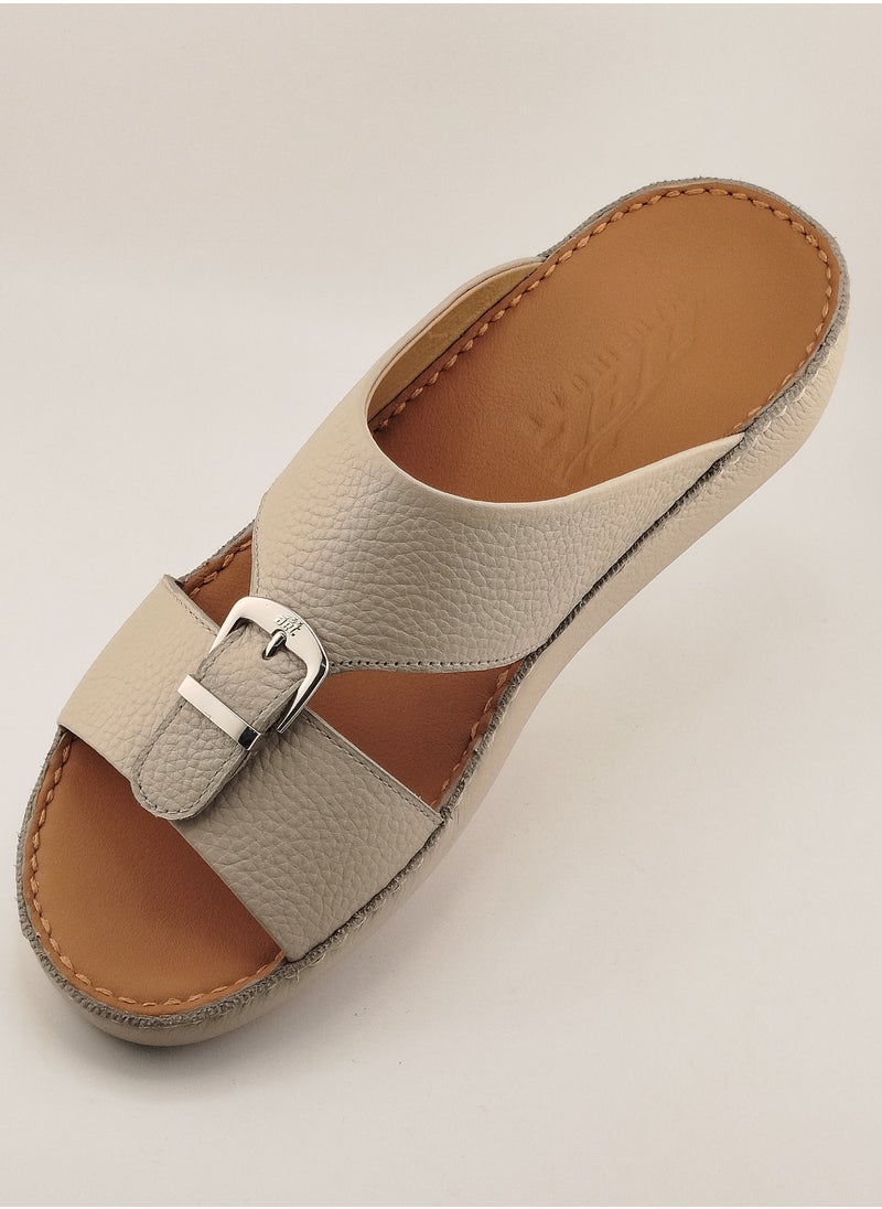 Premium Handmade Arabic Sandal | Pure Leather & PU Sole | Authentic Craftsmanship