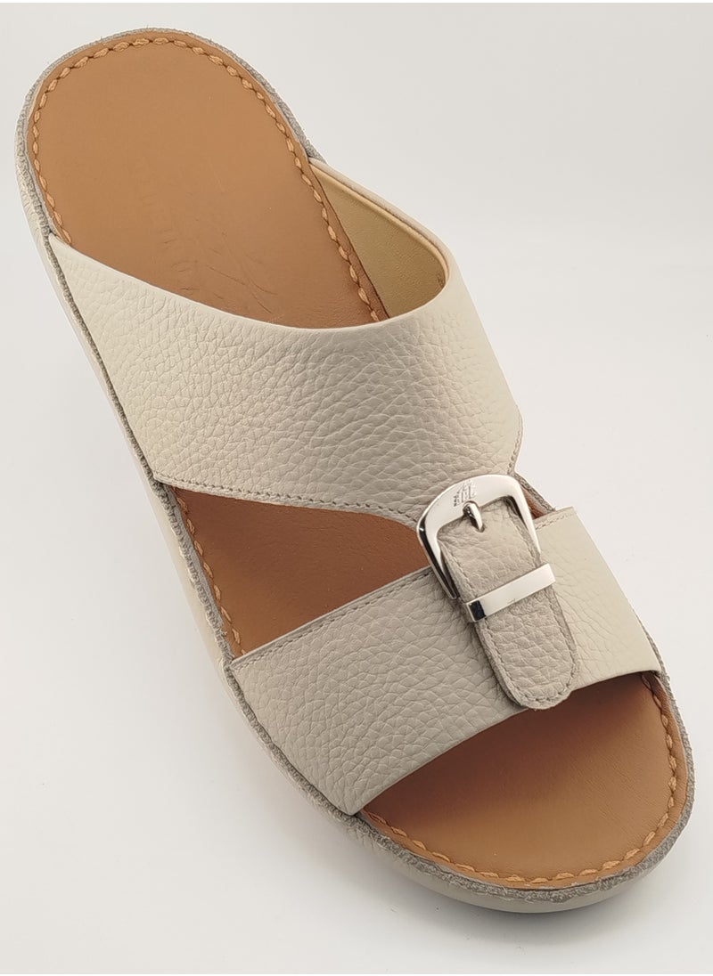 Premium Handmade Arabic Sandal | Pure Leather & PU Sole | Authentic Craftsmanship