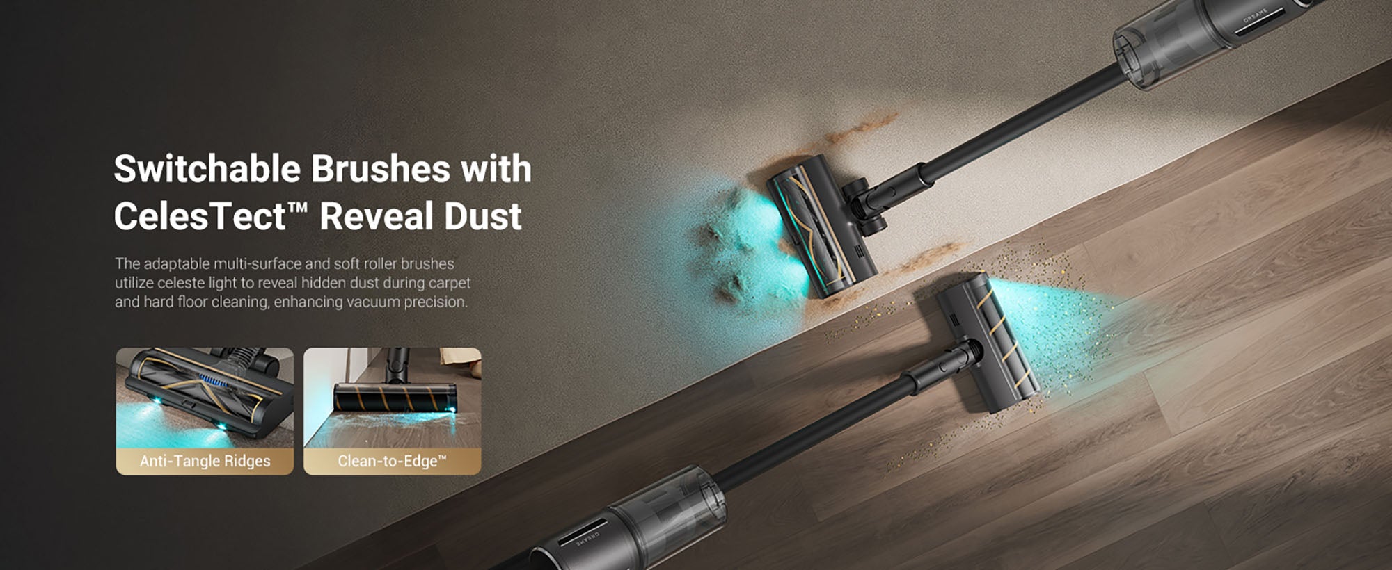 Dreame Z30 Cordless Stick Vacuum, 30000pa Suction, High-speed Motor, 855W, 90min Maximum Cleaning Time, HEPA H14 Filtration, Dust Reveal Technology, Pet Deshedding Tool, Multi-surface Vaccuming, Dirt Detection, Auto Suction Adjustment, Z30 black 440 W Z30 black