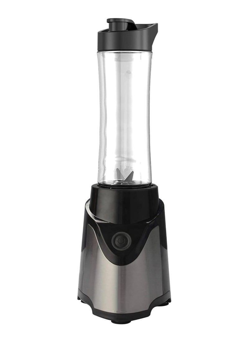 Portable Sports Blender Juicer 500W – One-Touch Smoothie Maker with 570ML BPA-Free Sports Bottle, Leak-Proof Travel Lid, Stainless Steel Housing, LED Power Light, Personal Blender for Shakes, Smoothies, and Protein Drinks| Gym, Sports