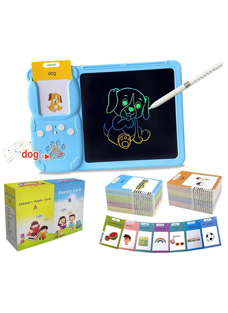 Arabic Writing Tablet u0026 FlashCards Learning Toys(3-12 Years), The Arabic Writing Tablet, 255PCS Audible Flashcards Educational Arabic Talking Toys with 510 Words (510 Words - Blue Tablet)