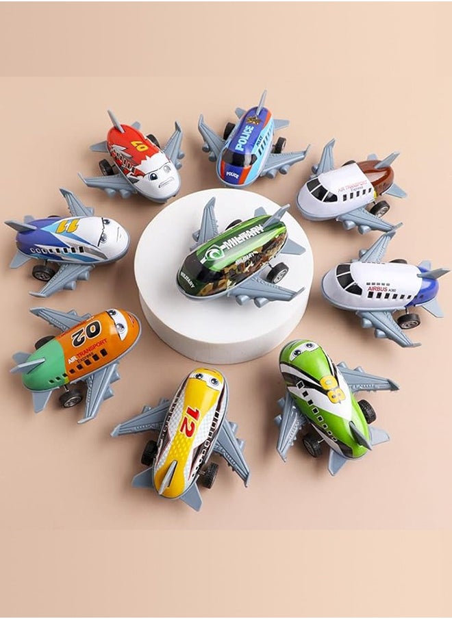 30 Pcs Pull Back Toy Cars Airplanes with Storage Box, Alloy Mini Race Push and Pull Back Cars Planes Vehicles Toys for Kids, Party Favors Toy Cars Suitable Kids Gifts For Kids 3+ Years