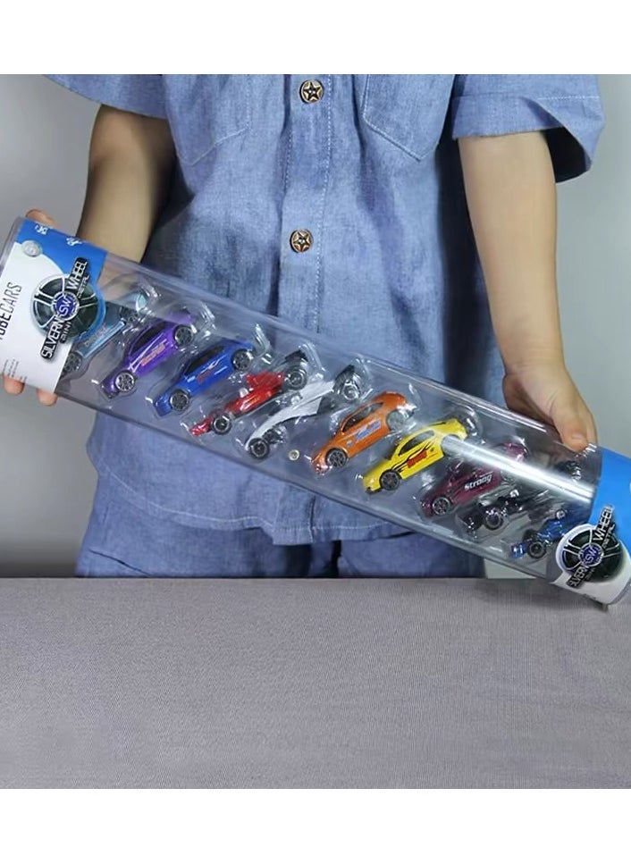 Basic Car Pack of 10 A starter collection of die-cast metal cars in a variety of designs and colours.