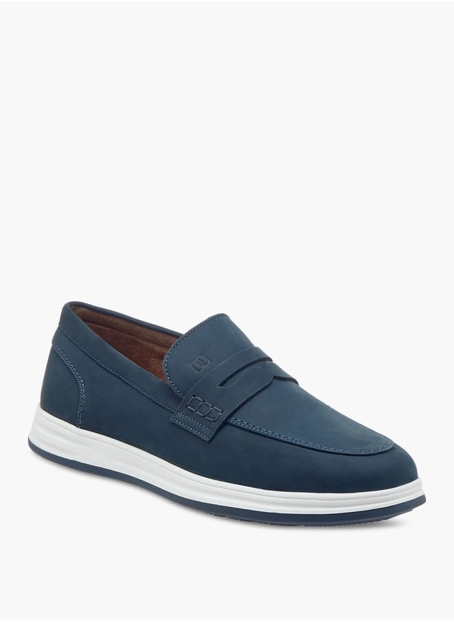 Men's Cutout Detail Slip-On Loafers