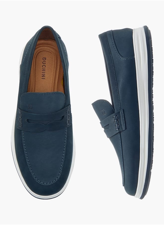 Men's Cutout Detail Slip-On Loafers