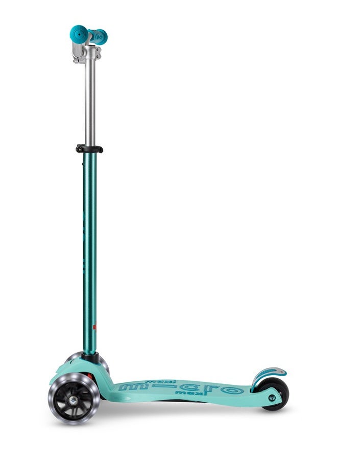 Maxi Micro Deluxe Pro LED | The Original | Children's Scooter from 5 Years | Premium Children's Scooter from 5-7 Years | Height-Adjustable Handlebar | Kickboard Scooter | 5 6 7 Years