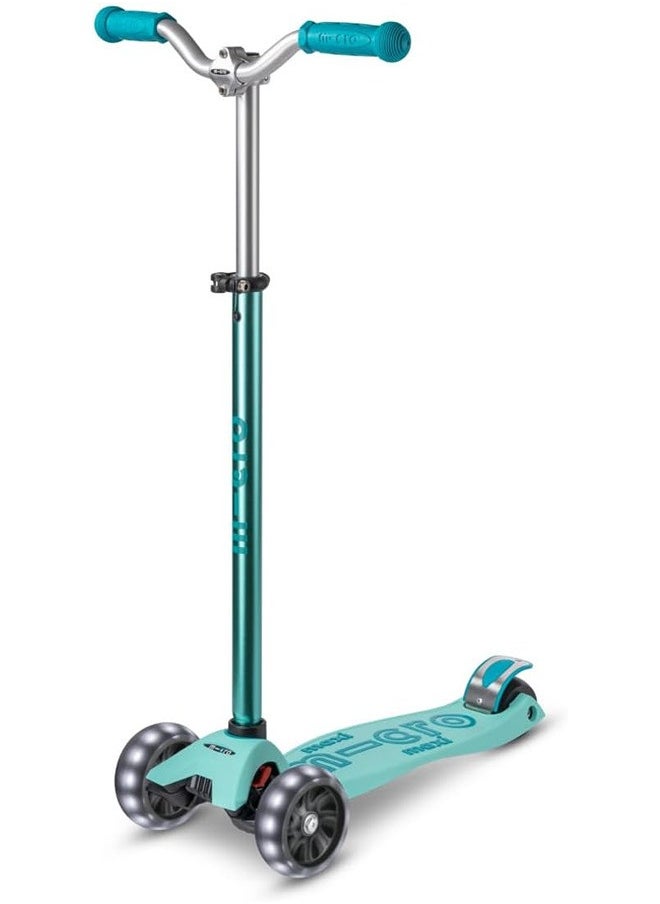 Maxi Micro Deluxe Pro LED | The Original | Children's Scooter from 5 Years | Premium Children's Scooter from 5-7 Years | Height-Adjustable Handlebar | Kickboard Scooter | 5 6 7 Years