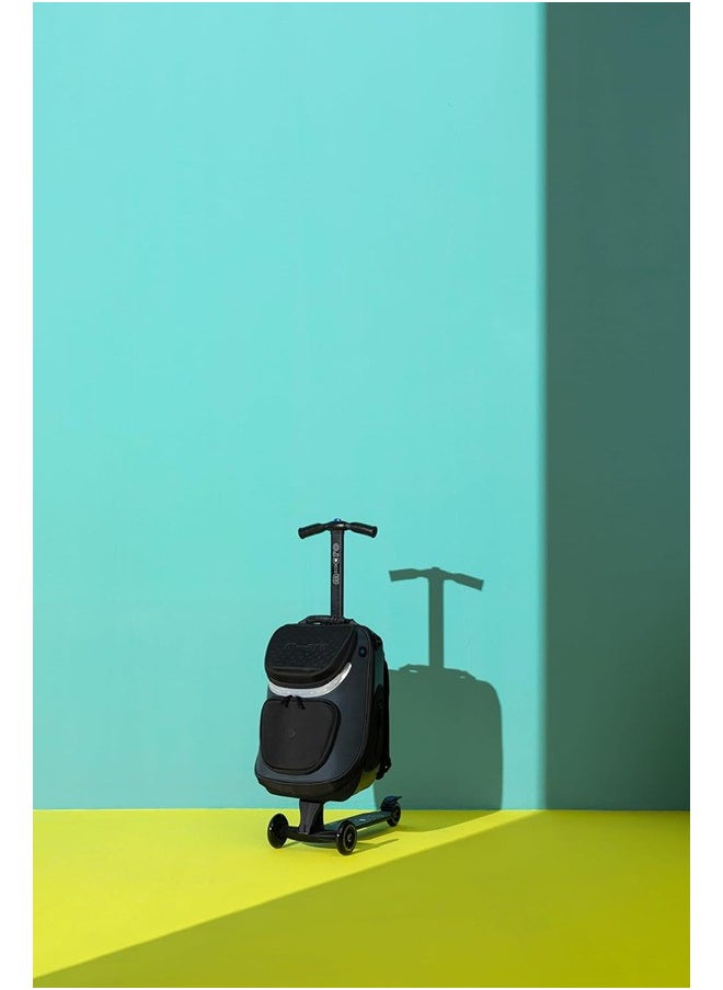 Micro - Kickpack Luggage Scooter Black | Kickpack Luggage Scooter | Luggage Scooter | Kickpack | Scooter | Kickpack Scooter |  | Scooter for Kids | Scooters | Kids Scooter