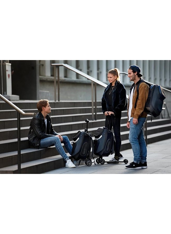 Micro - Kickpack Luggage Scooter Black | Kickpack Luggage Scooter | Luggage Scooter | Kickpack | Scooter | Kickpack Scooter |  | Scooter for Kids | Scooters | Kids Scooter