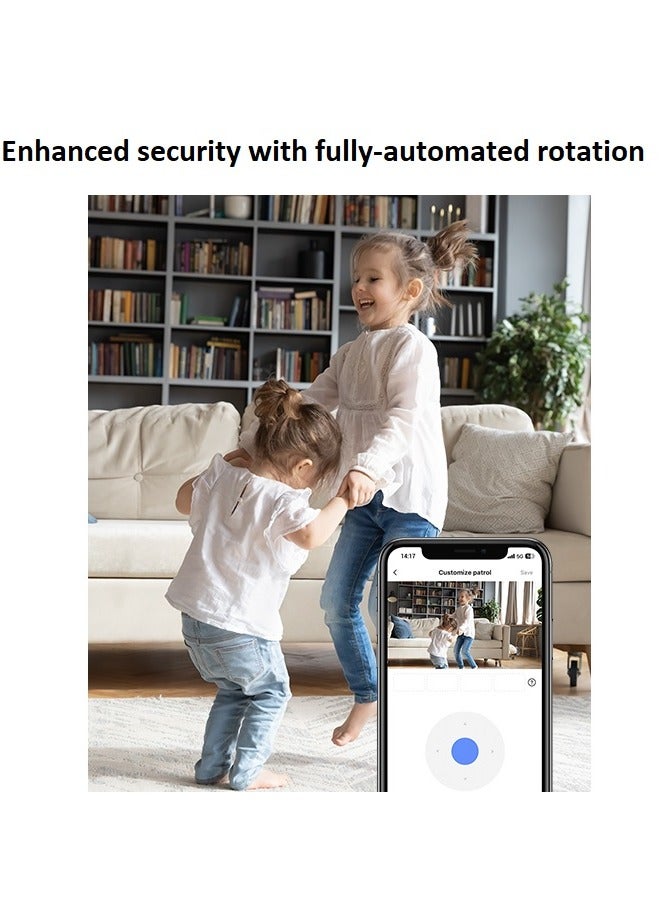 EZVIZ H6C Pro 4K Ultra HD Smart Home Security Camera with AI Detection, Color Night Vision, Two-Way Audio, and Weatherproof Design | CS-H6c-8WF