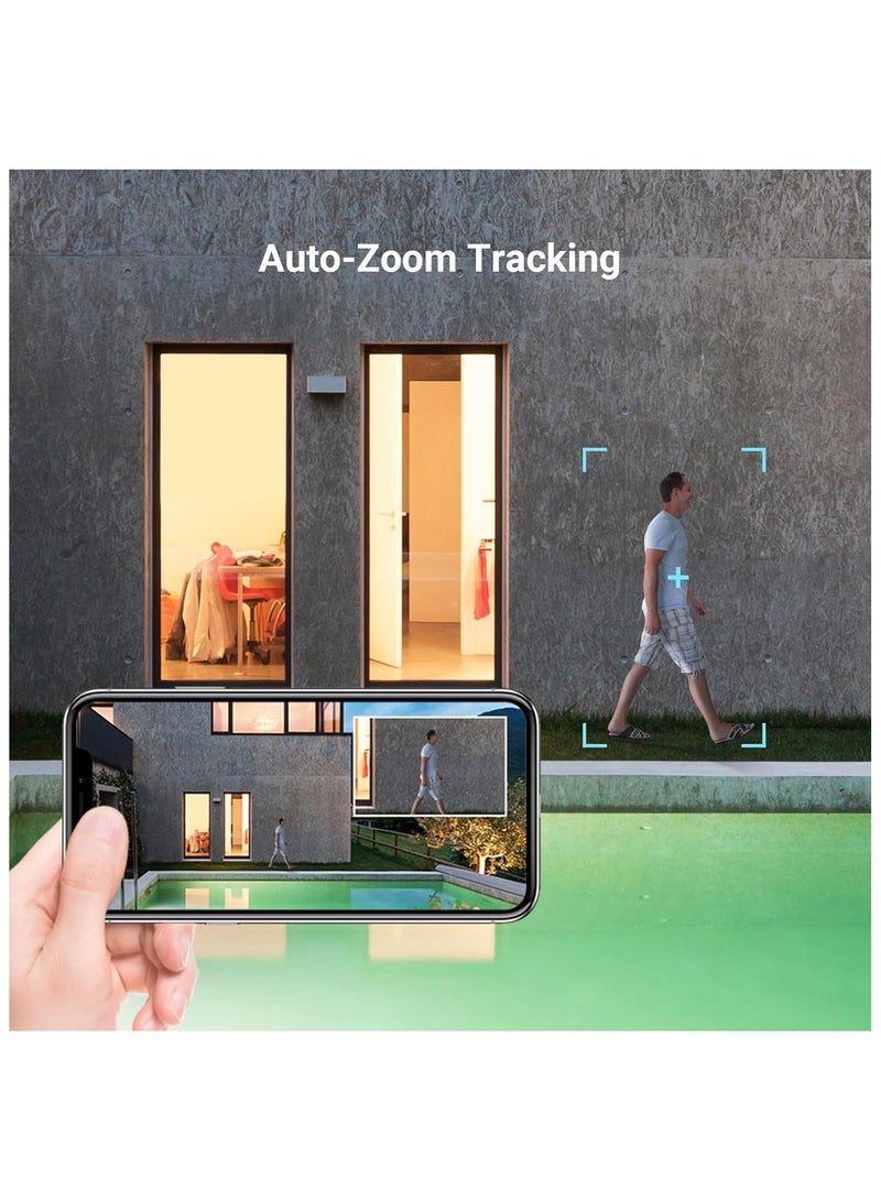 EZVIZ H80x Dual 4K Pan & Tilt Wi-Fi Camera, Dual Lenses, Colorful Night Vision, 360° Panoramic View, Auto-Zoom Tracking, Siren & Strobe Light, Two-Way Talk | CS-H80x-R100-8G82WKFL