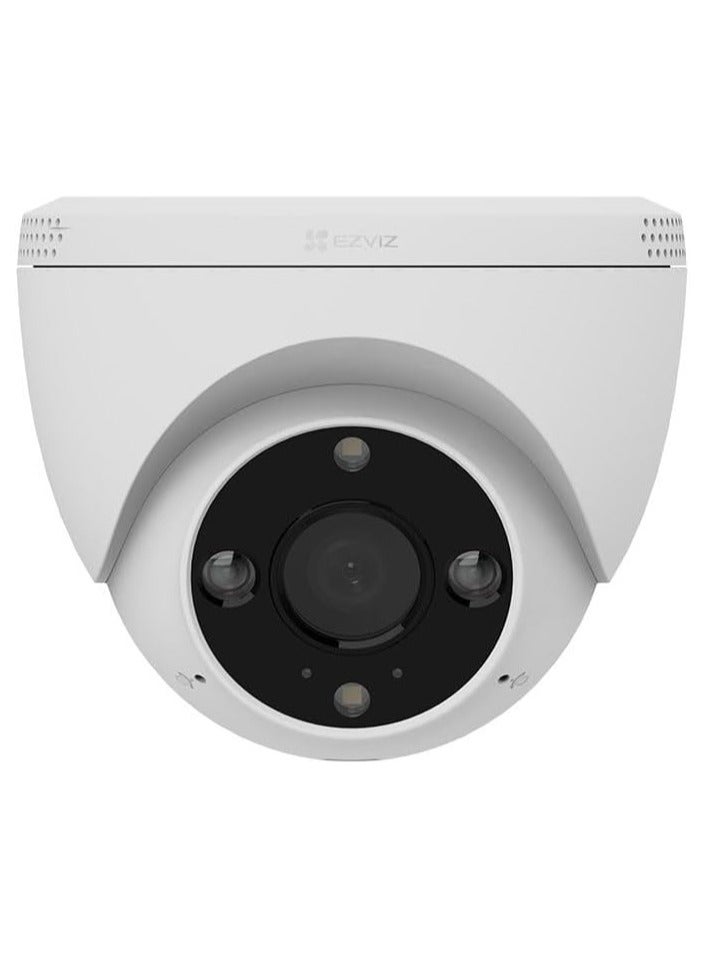 EZVIZ H4 2K Wi-Fi Smart Home Camera, AI-Powered Human / Vehicle Shape Detection, Active Defense with Siren and Strobe Light, Color Night Vision, Two-Way Calling, IP67 | CS-H4