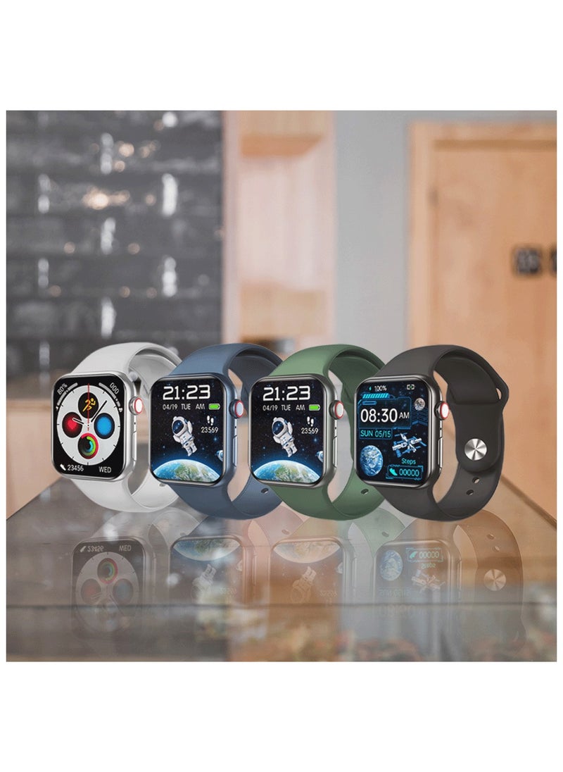 Active Pro Smart Watch IPS 2.02' HD, Full Square Display, IP68 Waterproof, Sport Mode, Wireless charging 230mAh 10 Days Days Standby Time Compatible With iPhone / Android, Silver