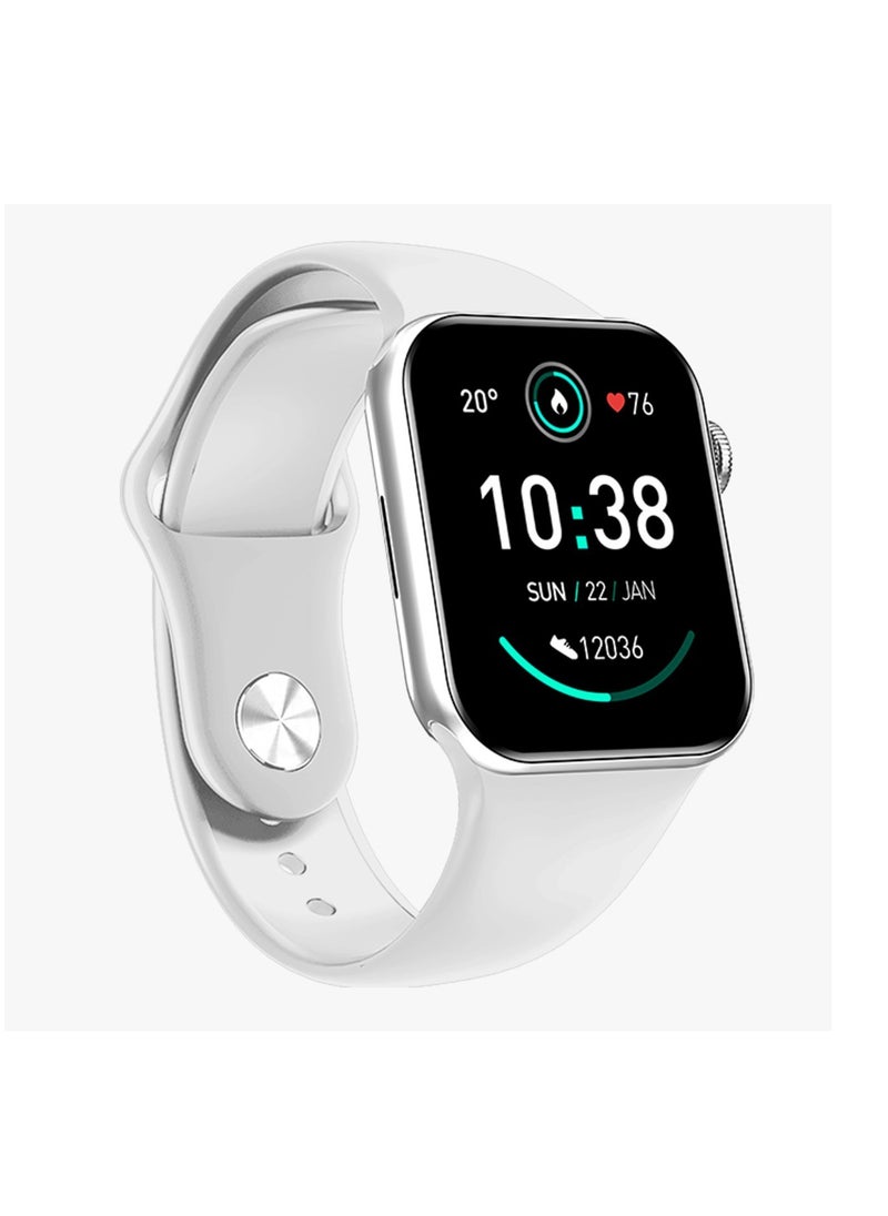 Active Pro Smart Watch IPS 2.02' HD, Full Square Display, IP68 Waterproof, Sport Mode, Wireless charging 230mAh 10 Days Days Standby Time Compatible With iPhone / Android, Silver