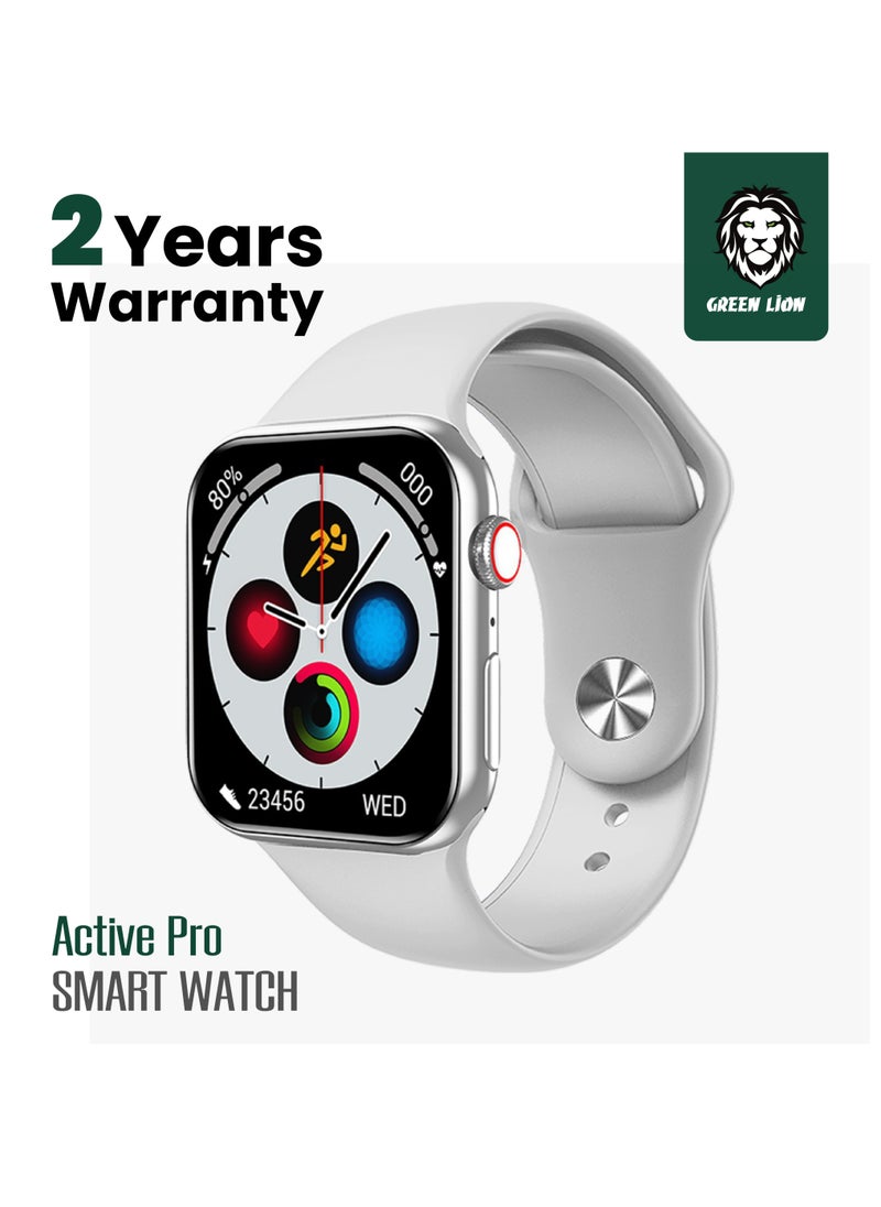 Active Pro Smart Watch IPS 2.02' HD, Full Square Display, IP68 Waterproof, Sport Mode, Wireless charging 230mAh 10 Days Days Standby Time Compatible With iPhone / Android, Silver