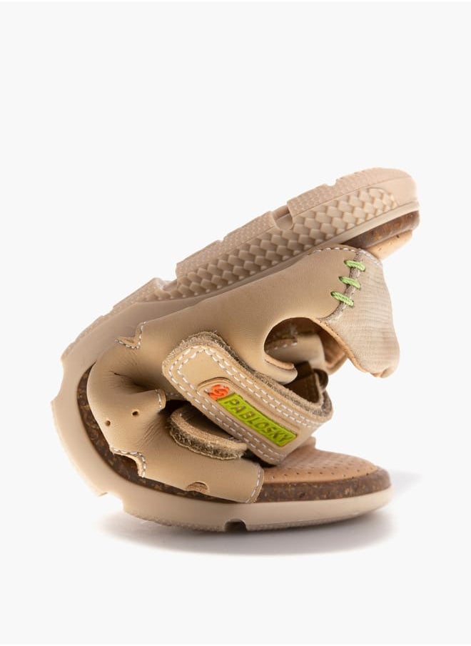 Boys Strap Sandals With Hook And Loop Closure