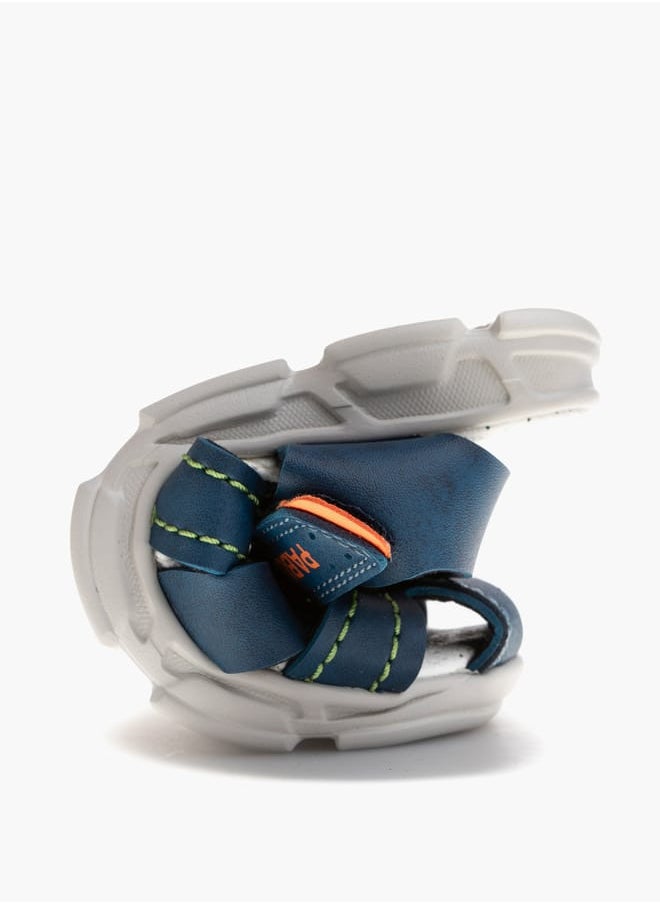 Boys Strap Sandals With Hook And Loop Closure