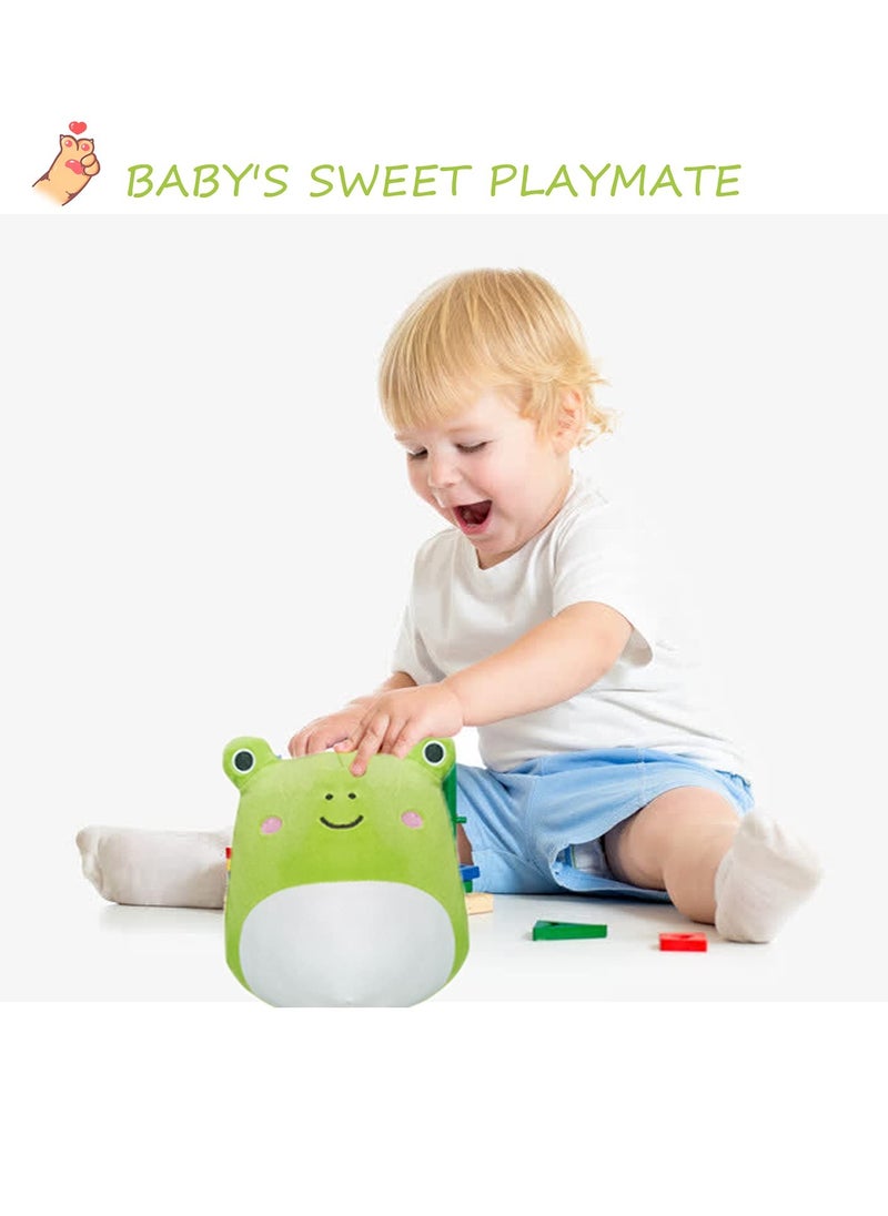 Adorable Soft Frog Plush Toy for Kids Suitable for Birthdays and Home Decor 8 Inches Adorable Stuffed Animal Gift for Boys and Girls