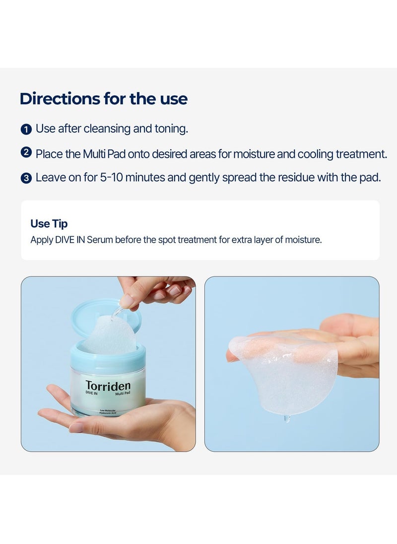 DIVE-IN Low Molecular Hyaluronic Acid Multi Pad 80ae