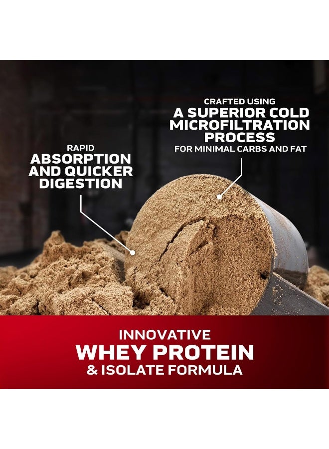 Nitrotech Whey Gold 100% Whey Protein Powder Whey Isolate And Whey Peptides