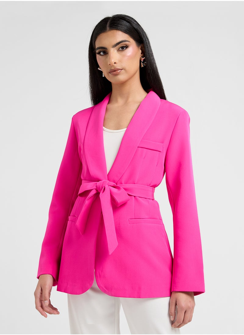Belted Blazer