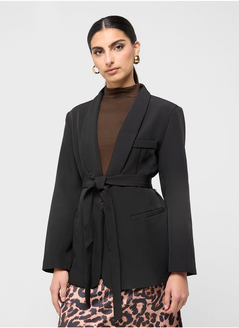 Belted Blazer