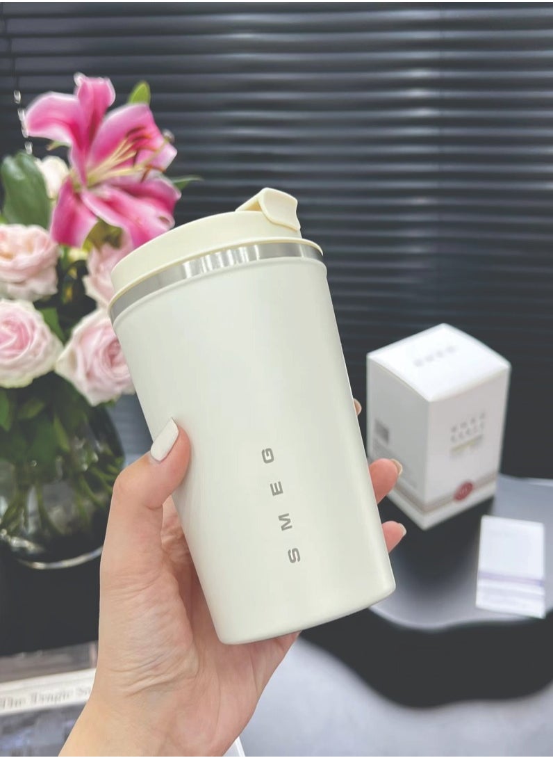 Insulated Coffee Cup, New Advanced Technology Travel Mug, Leak Proof Stainless Steel Vacuum Cup, Reusable Durable Coffee Tumbler With Lid For Home Office Travel, (1pc, Size 350 ML)