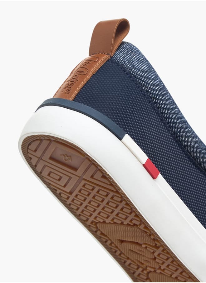 Men's Panelled Slip-On Loafers