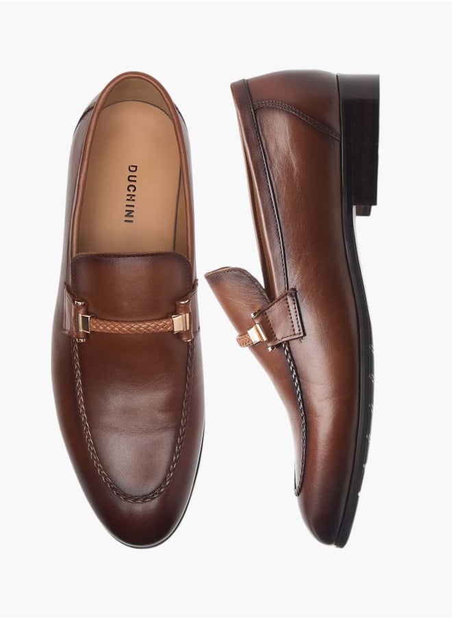 Men's Solid Slip-On Loafers