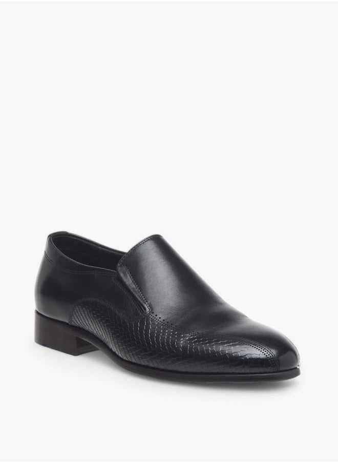 Men's Textured Slip-On Loafers