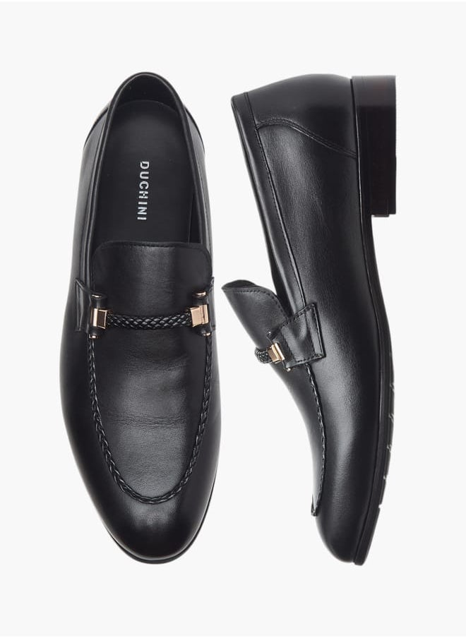 Men's Solid Slip-On Loafers