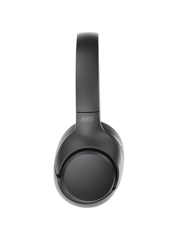 H3 ANC Active Noise Cancelling Headphones, Bluetooth 5.4 Wireless Over-Ear Headphones, Hi-Res Audio, Deep Bass, Multipoint Connection, 60H Playtime, Custom EQ via App Black