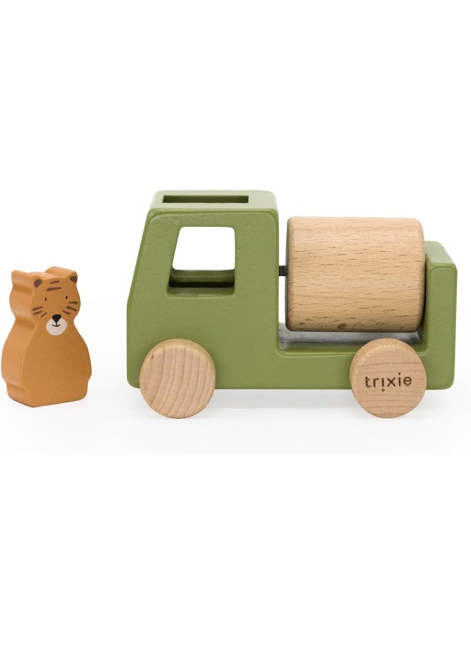 Trixie Wooden Construction Vehicles Animals set