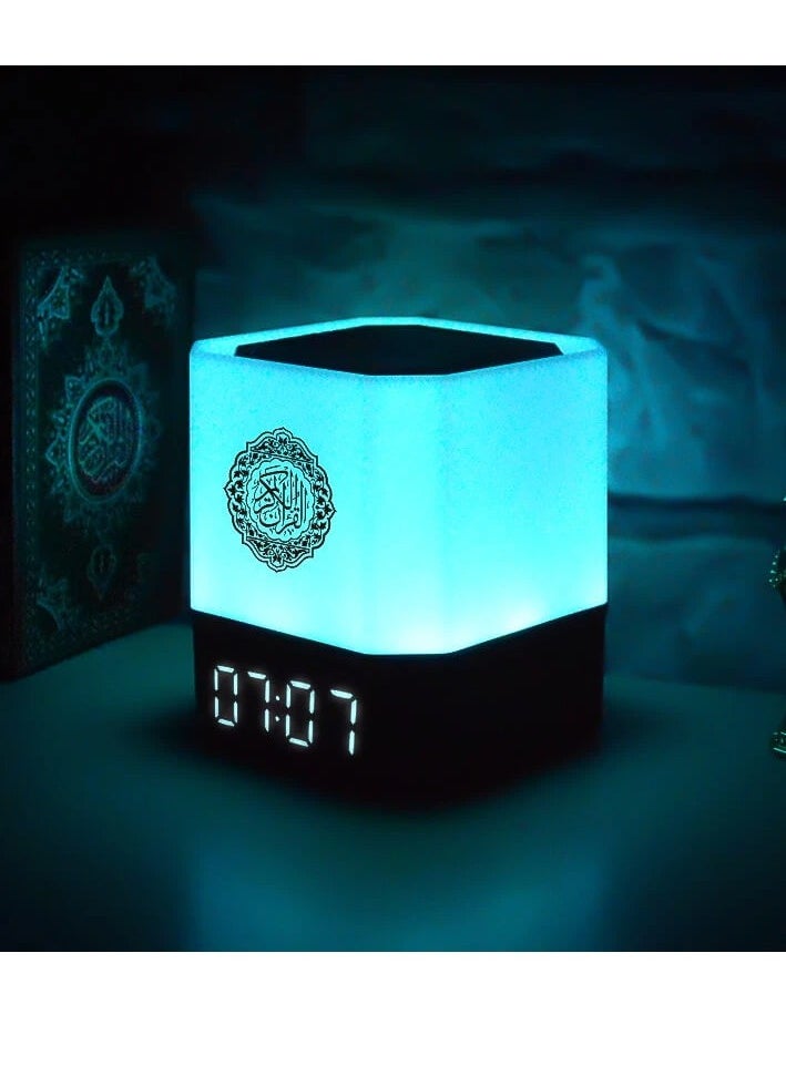 Touch Lamp Azan Clock Quran Cube Speaker QB303