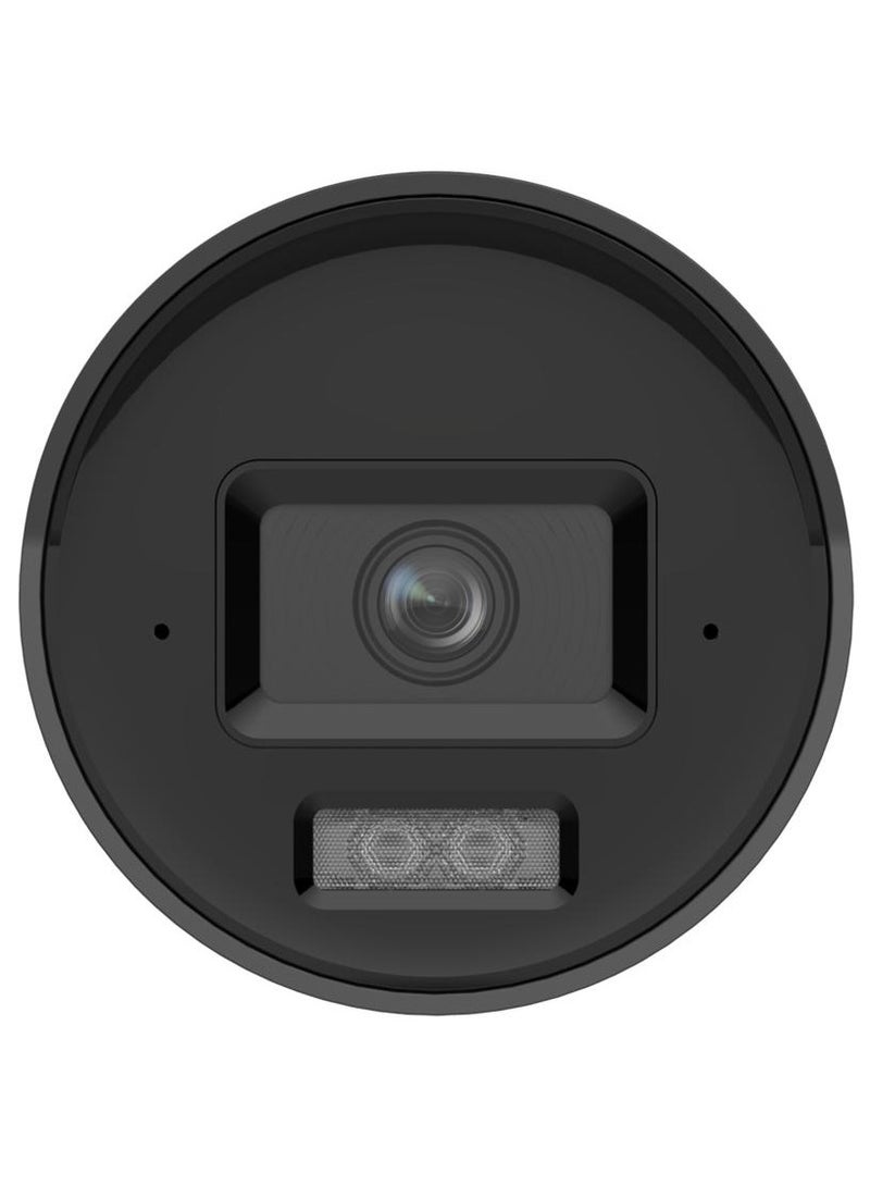 DS-2CD2047G3-LI(2U)Y 4 MP Smart Hybrid Light Bullet Camera, ColorVu Technology, IR & White Light, HikAI-ISP Noise Reduction, 130 dB WDR, Dual-Microphone Audio, 40m IR Range, Perimeter Protection, Person & Vehicle Detection, IP67, NEMA 4X, PoE, ONVIF, H.265/H.264 Compression, MicroSD Storage (Up to 512GB)