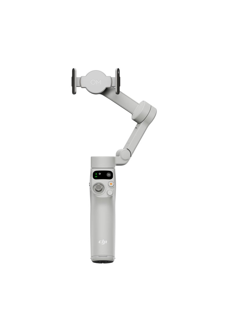 Osmo Mobile 7 Gimbal Stabilizer for iPhone, Android, Built-in Tripod, Ultra-Light, Comfortable Grip, 3-Axis Phone Gimbal, ActiveTrack 7.0, ShotGuides, One-Tap Edit, 10hrs Use, Phone Charging, Gray