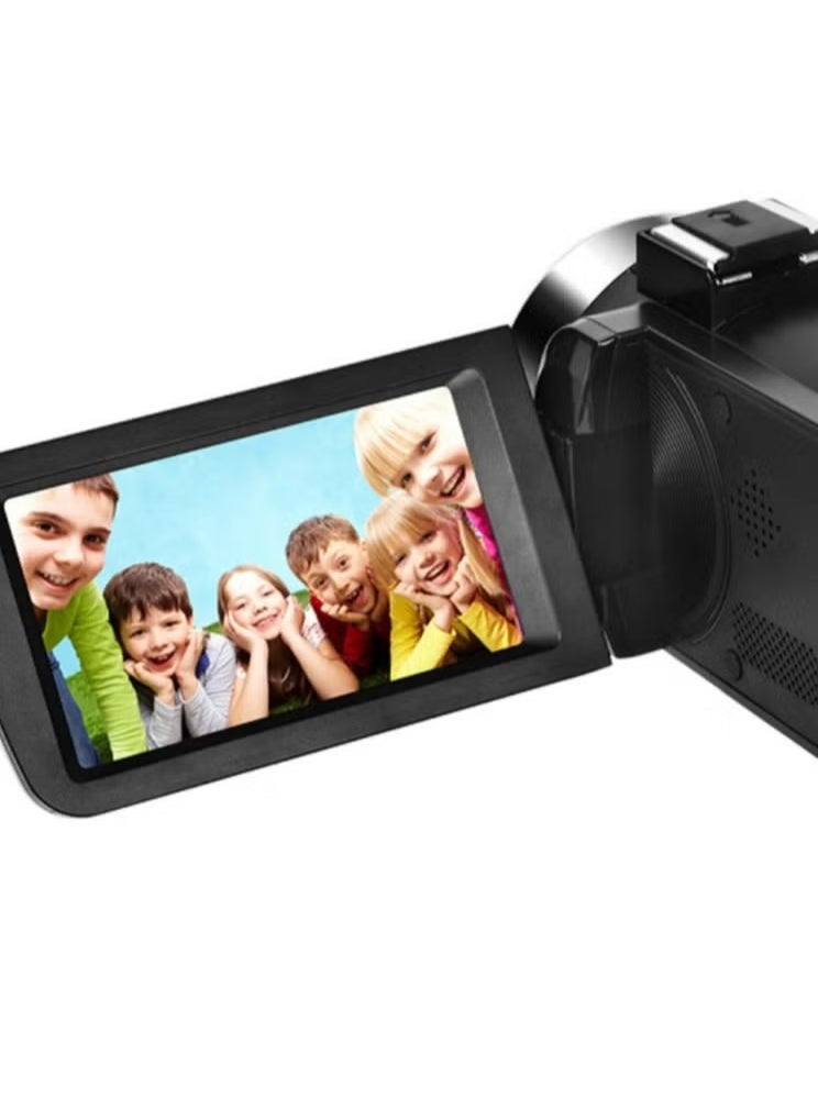 Digital Camera, 4K Ultra HD Handheld DV Professional Digital Video Camera, Face Detection Action Camera With Anti Shaking For Video Event Photography, (Standard Black Plus Batteries Plus Remote)