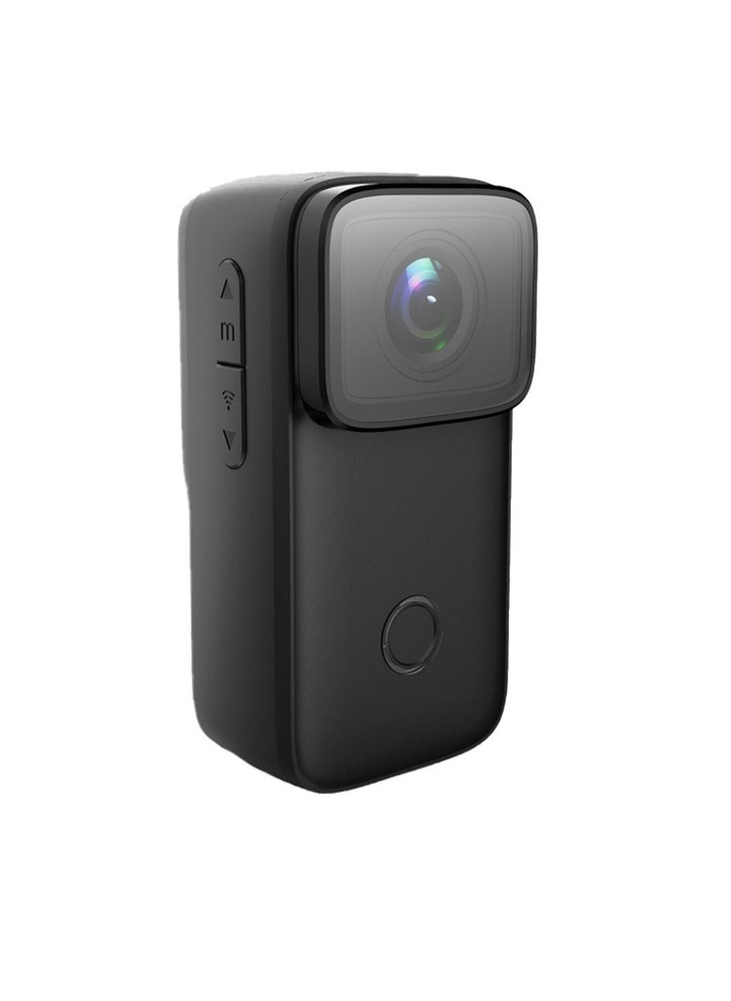 C200 Mini Action Camera, 4k Pocket Camera With Stabilization, Handheld And Wearable Sports Camera, Outdoor Camera For Underwater Sports, Bicycle, Vlogging, (1pc, C200 Black)