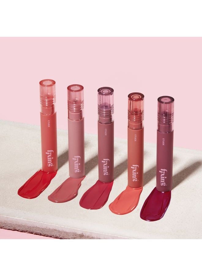 Fixing Tint #05 Midnight Mauve 4g, Long Lasting High Pigmented Liquid Lipstick, Waterproof Lightweight Matte Finish Lip Stain, Full Coverage Brown