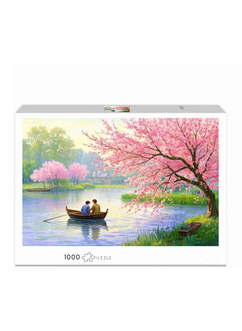 1000-Piece Colorful Puzzle for Entertainment and Brain Teasing Fun