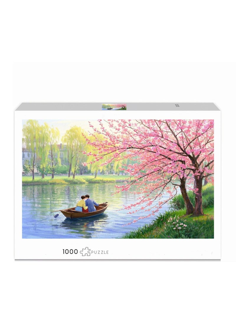 1000-Piece Colorful Puzzle for Entertainment and Brain Teasing Fun