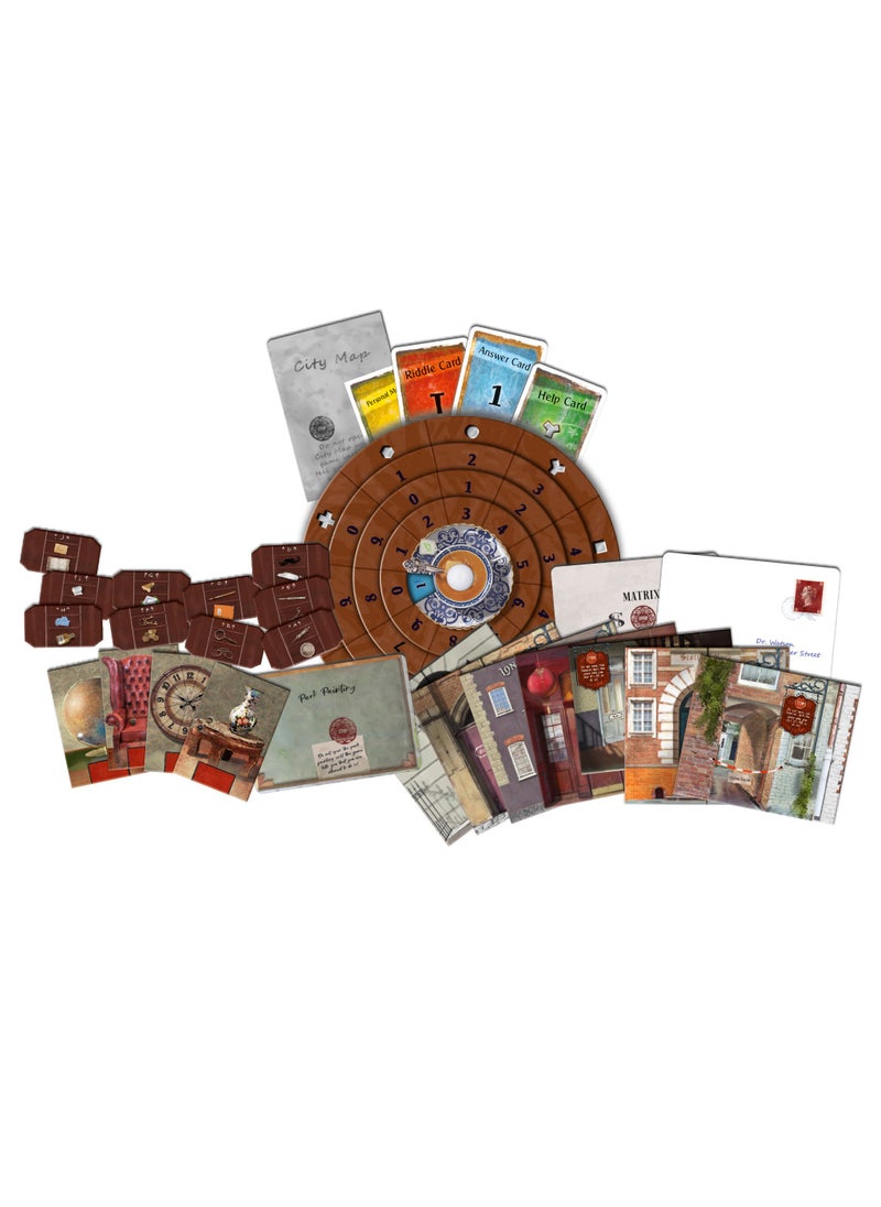 Exit: The Disappearance Sherlock Holmes- Thames & Kosmos - Escape The Room in a Box - Co-op Game - 1 Player +